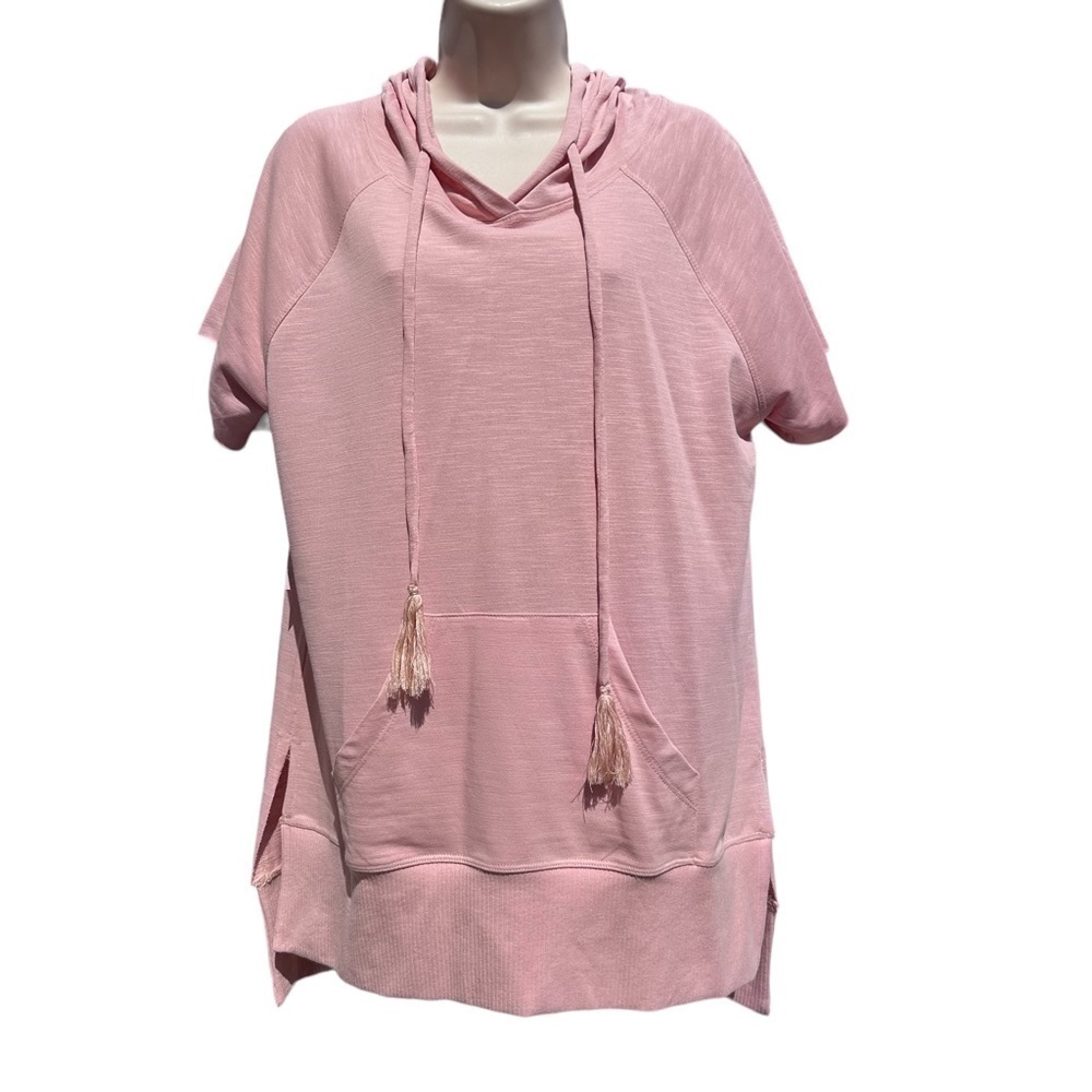 New! KORI America Lightweight Hoodie Short Sleeve Nwt